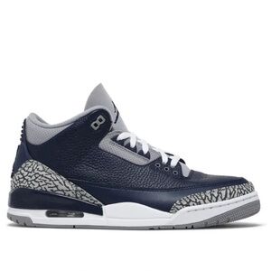 Nike Men's Dark Blue and Gray Sneakers